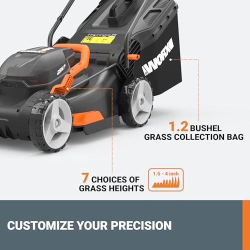WORX 40V 17" Cordless Lawn Mower for Small Yards - Image 5