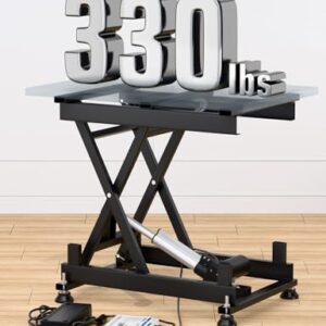 DIHOOL Scissor Lift Table 330Lbs, Adjustable Height