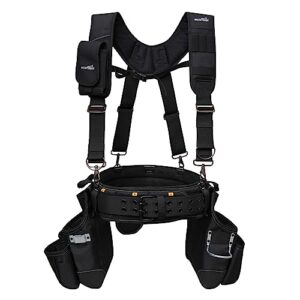 MELOTOUGH Heavy Duty Tool Belt with Suspenders