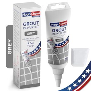 Magic Chems Grout Repair Kit, Grey 8.8 oz