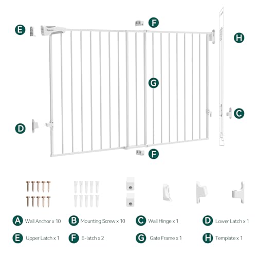 Extra Wide Dog Gate with Auto Close - Image 3