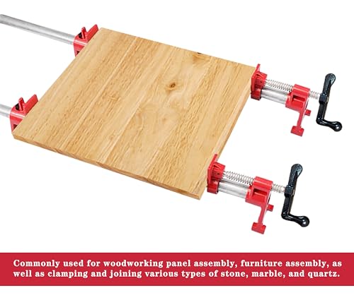 HimaPro 2-Pack H-Style Pipe Clamps Set - Image 4