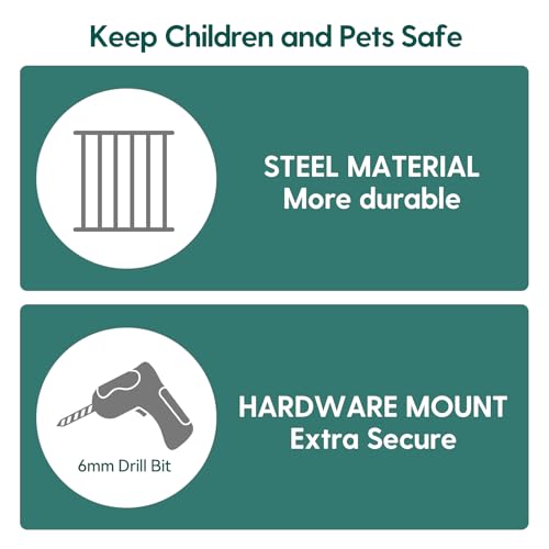 Extra Wide Dog Gate with Auto Close - Image 6