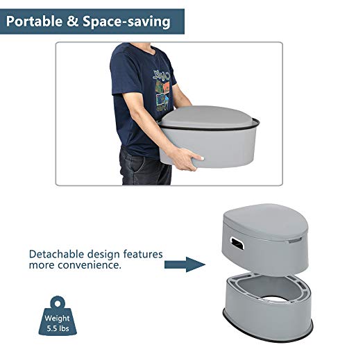 VINGLI Portable Toilet for Camping and Emergencies - Image 4