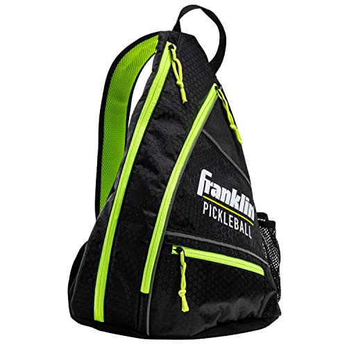 Franklin Sports Pickleball Sling Bag - Black/Green