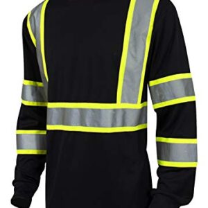 Hi Vis Class 3 Long Sleeve Safety T-Shirt