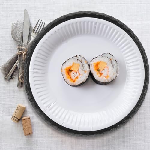 MIDELONG 9 Inch Plastic Paper Plate Holders - Image 2