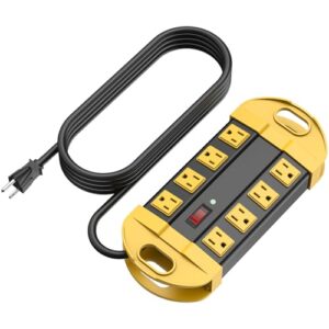 Heavy Duty Power Strip 8 Outlets 6FT