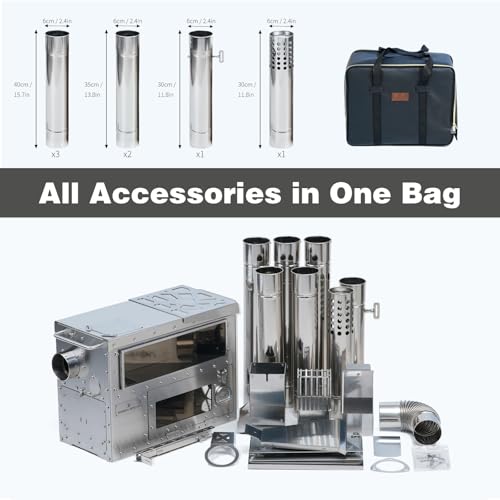 GREEN STOVE Portable Wood Burning Camping Stove - Image 2