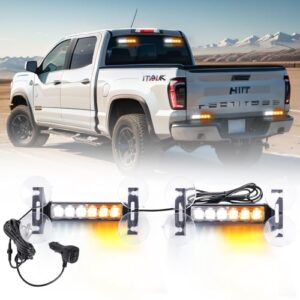 Tiannor 6.1" LED Strobe Lights for Trucks
