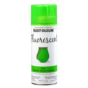 Rust-Oleum Fluorescent Spray Paint, Green 11 oz