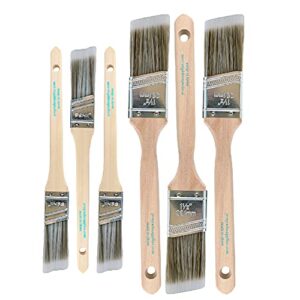 Vermeer 6-Pack Angle Paint Brushes, All Sizes