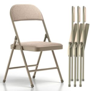 Nazhura 4 Pack Folding Chairs Set
