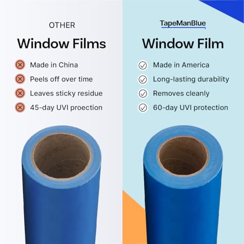 TapeManBlue 48" x 600' Window Protection Film - Image 5