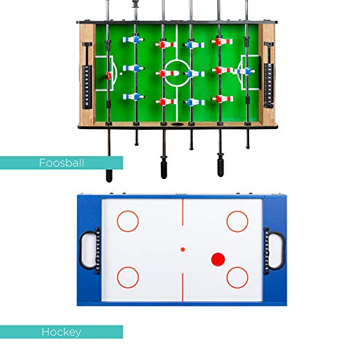 4-in-1 Game Table: Pool, Air Hockey, Foosball, Table Tennis - Image 4