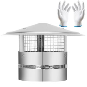 8 Inch Round Stainless Steel Chimney Cap