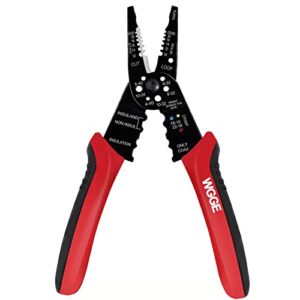 WGGE 8-Inch Wire Stripper and Crimper Tool