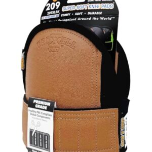 SuperSoft LeatherHead Kneepads - Large Size