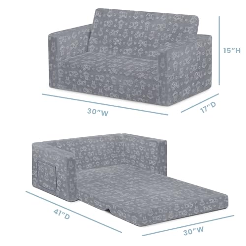 Serta Perfect Sleeper Convertible Sofa Lounger - Image 3