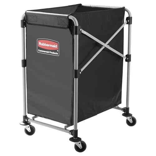 Rubbermaid Commercial 4 Bushel Laundry Cart - Image 3