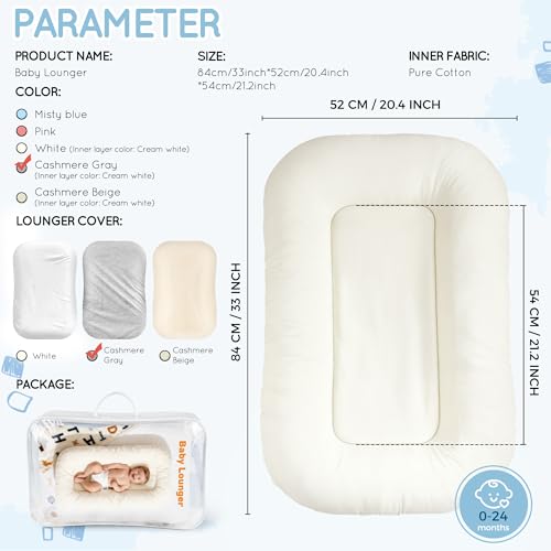Baby Lounger for Newborns 0-24 Months - Image 2