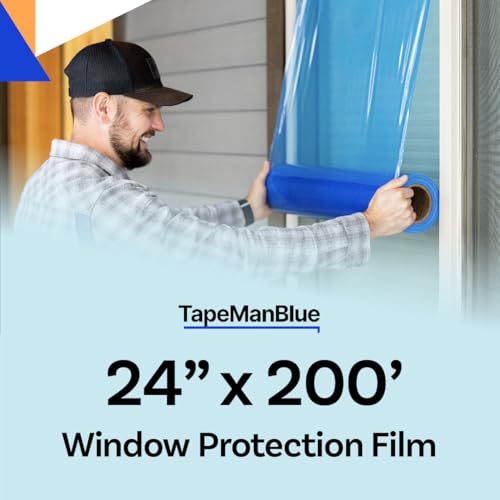 TapeManBlue 24" x 200' Window Protection Film - Image 2