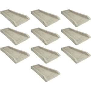 Suncast 10 Pack Outdoor Decorative Splash Block