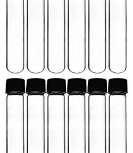 Eisco 50mL Borosilicate Test Tubes, 12 Pack