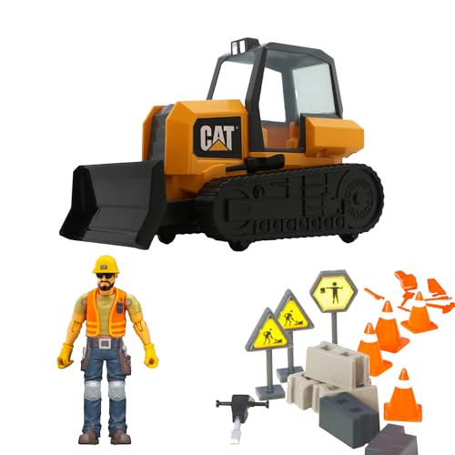 CAT Bulldozer Playset with 4-Inch Figure - Image 4