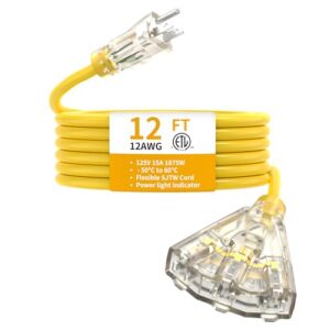 12FT Heavy Duty Outdoor Extension Cord