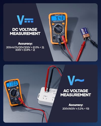 Assark Multimeter AC DC Voltage Tester - Image 5