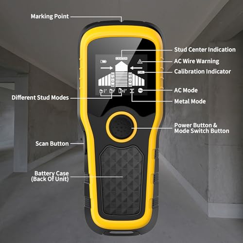 5-in-1 Wall Scanner for Wood, Metal, Pipes - Image 6