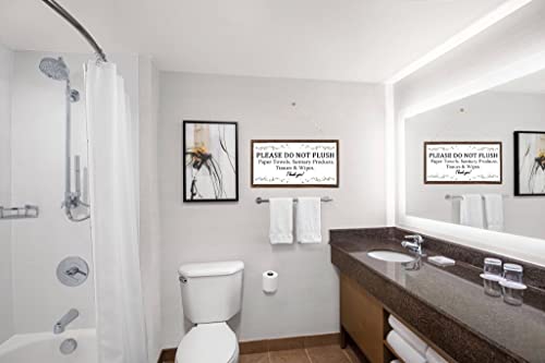 Tomato Fanqie Do Not Flush Sign 5x10" - Image 2