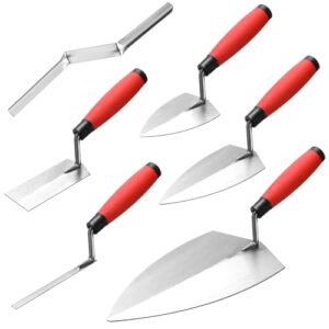 6 PCS Masonry Tool Set with Soft Grip