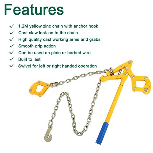 Barbed Wire Fence Strainer Tool, 2200lbs Capacity - Image 5