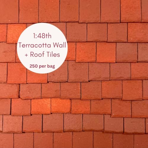 Tiny Tiles 250-Piece Terracotta Roof Tiles - Image 2