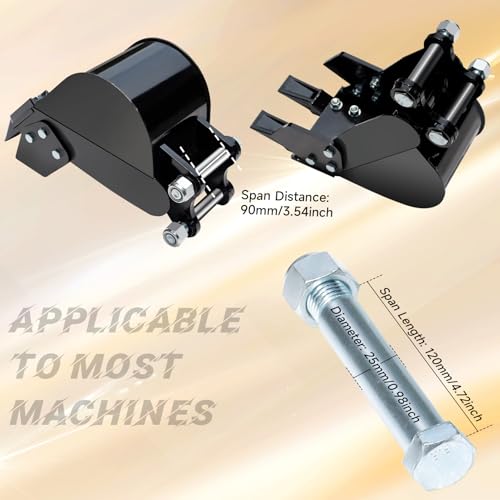 DANWIWEE 7.78in Mini Excavator Bucket - Image 4