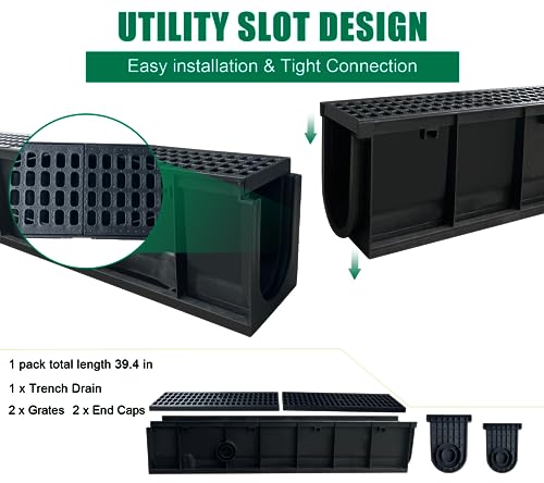 Natotela HDPE Trench Drain System 39.4L - Image 6