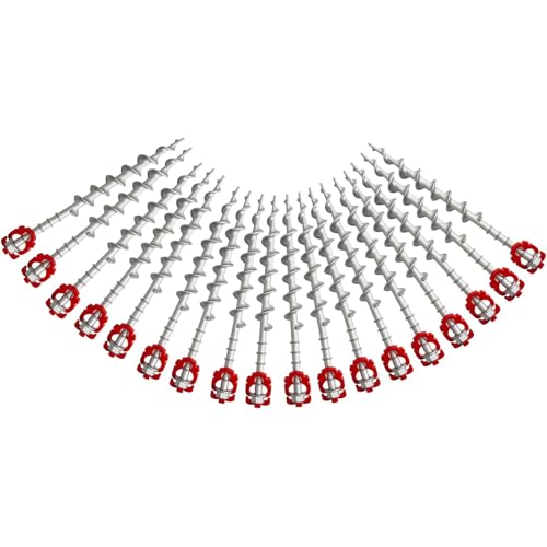 18 Pcs Heavy Duty Aluminum Ground Anchors