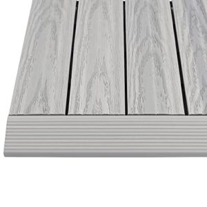 NewTechWood Quick Deck Tile Icelandic Smoke White