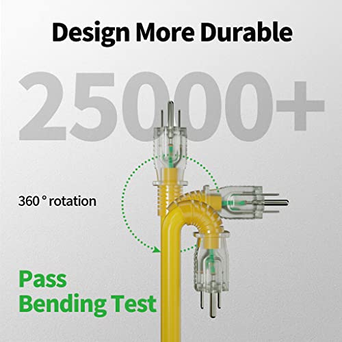 POWGRN 100ft 12/3 Outdoor Extension Cord - Image 3