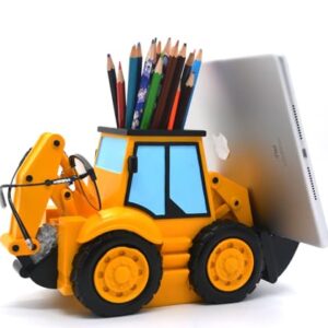 EONXNGAGY Excavator Pencil Holder and Phone Stand