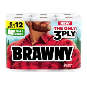 Brawny 3-Ply Tear-A-Square Paper Towels