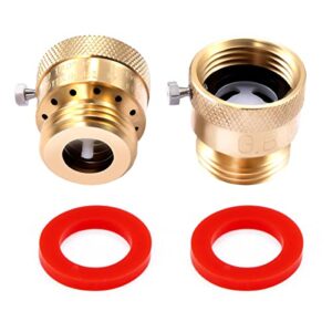 Brass GHT Hose Bibb Connector 2 Pack