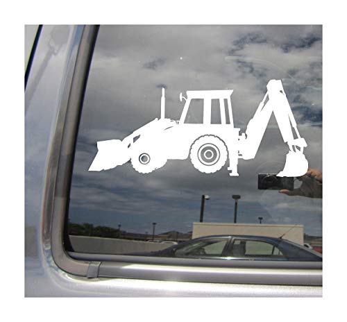 Backhoe Loader Construction Operator Vinyl Decal