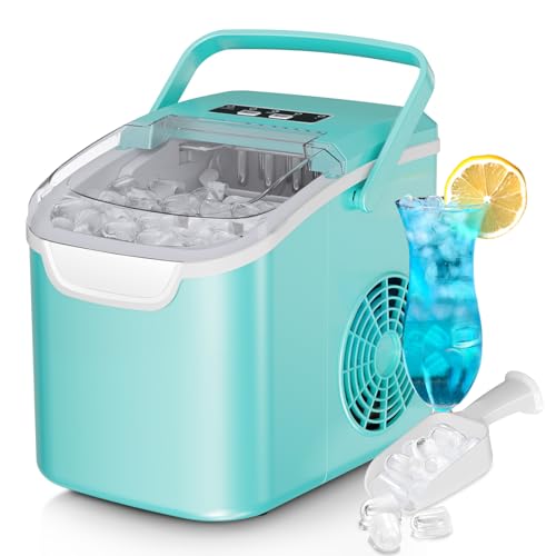 Portable Ice Maker, 26 lbs/Day, 2 Sizes