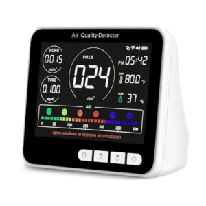 14-in-1 Air Quality Monitor with Beep Alarm