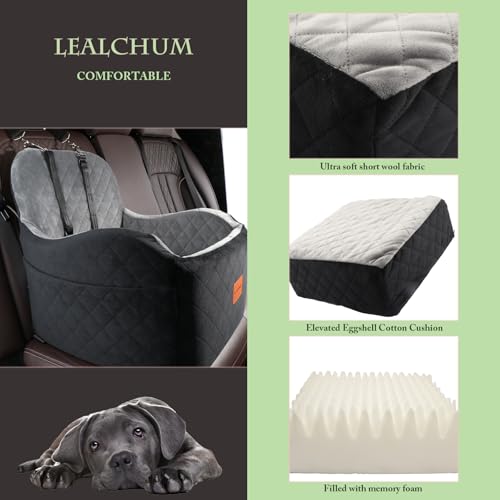 Lealchum Dog Car Seat for Small Dogs - Image 4