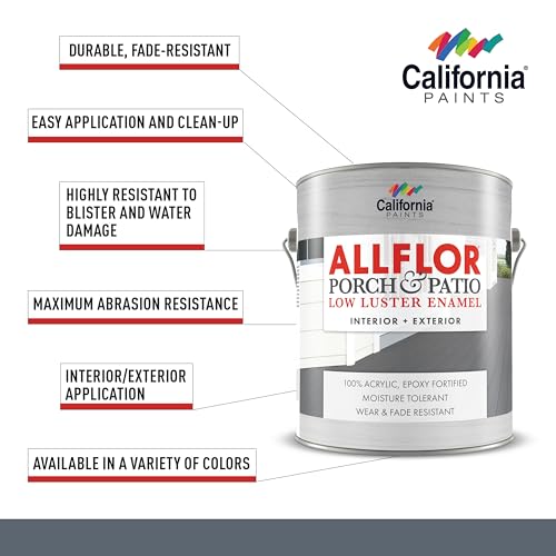 California Paints Allflor Floor Enamel Saddle Brown - Image 2