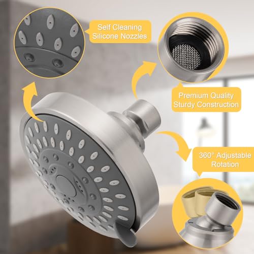 AISOSO 5 Mode High Pressure Shower Head - Image 3